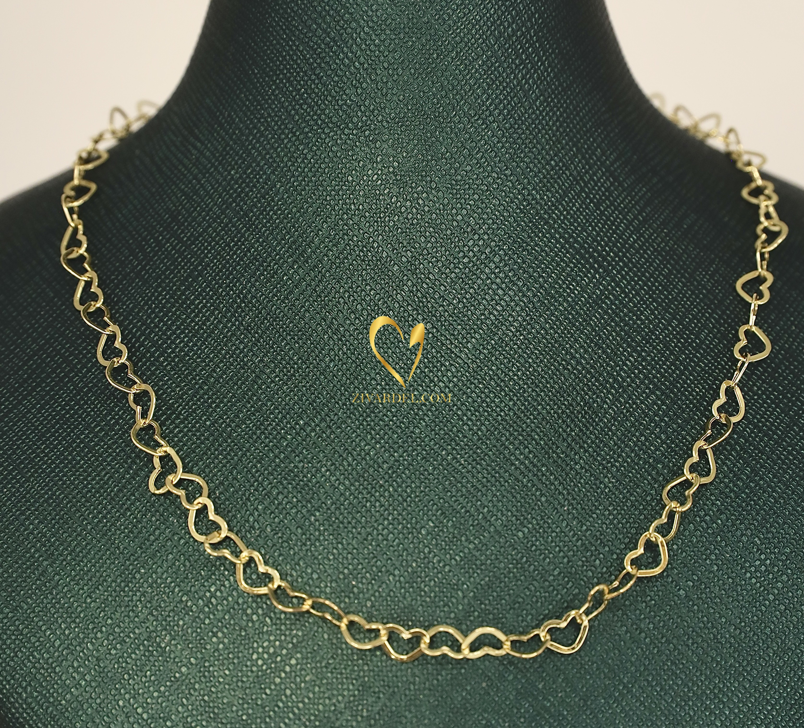 زنجیر قلبی درخشان